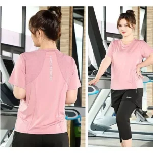 Plus-Size-Lady-Women-T-Shirt-Blouse-Tops-Running-Gym-Hiking-Baju-Sukan-Sejuk-Wanita.webp Plus Size Lady Women T-Shirt Blouse Tops Running Gym Hiking