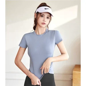 shopee-choice-badgeYoga-Shirt-Women-Seamless-Sportswear-for-Women-Quick-dry-Short-Sleeves-Workout-Tshirt-Woman-Fitness-Running-Round-Neck-Stretch-Athletic-Yoga-Tops.webp Yoga Shirt Women Seamless Sportswear for Women