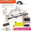 Ally Peaks Pull Up Bar for Doorway Thickened Steel