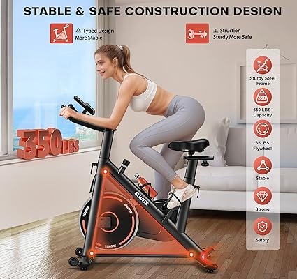 71Rz8sxDhnL._AC_SX425_.jpg Exercise Bike Adjustable Magnetic Resistance Stationary Bikes for Home