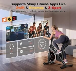 818LVuerEeL._AC_SX425_.jpg Exercise Bike Adjustable Magnetic Resistance Stationary Bikes for Home