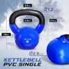 81T93b3TtRL._AC_SX425_.jpg Yes4All Kettlebells Vinyl Coated Cast Iron for Dumbbell Weights