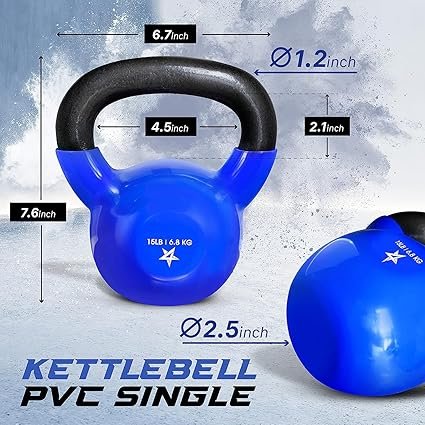 81T93b3TtRL._AC_SX425_.jpg Yes4All Kettlebells Vinyl Coated Cast Iron for Dumbbell Weights